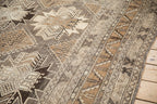 7x9.5 Vintage Distressed Kars Carpet