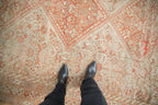 7x10 Vintage Distressed Shiraz Carpet