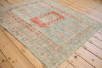 4x4.5 Vintage Distressed Oushak Square Rug