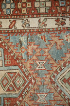 RESERVED 3.5x12.5 Vintage Distressed Karaja Rug Runner