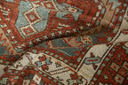 RESERVED 3.5x12.5 Vintage Distressed Karaja Rug Runner