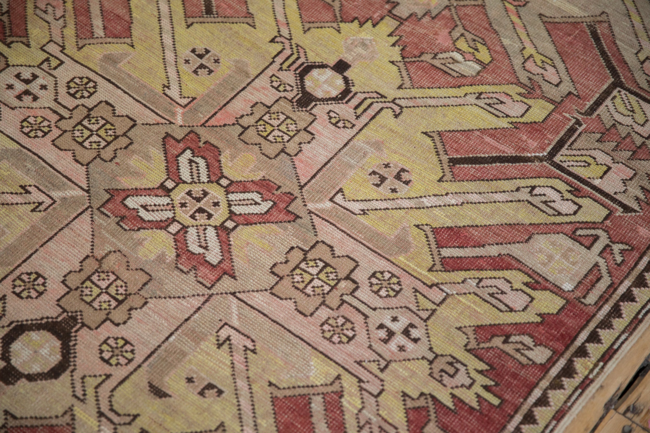 3.5x9 Antique Distressed Kazak Rug Runner