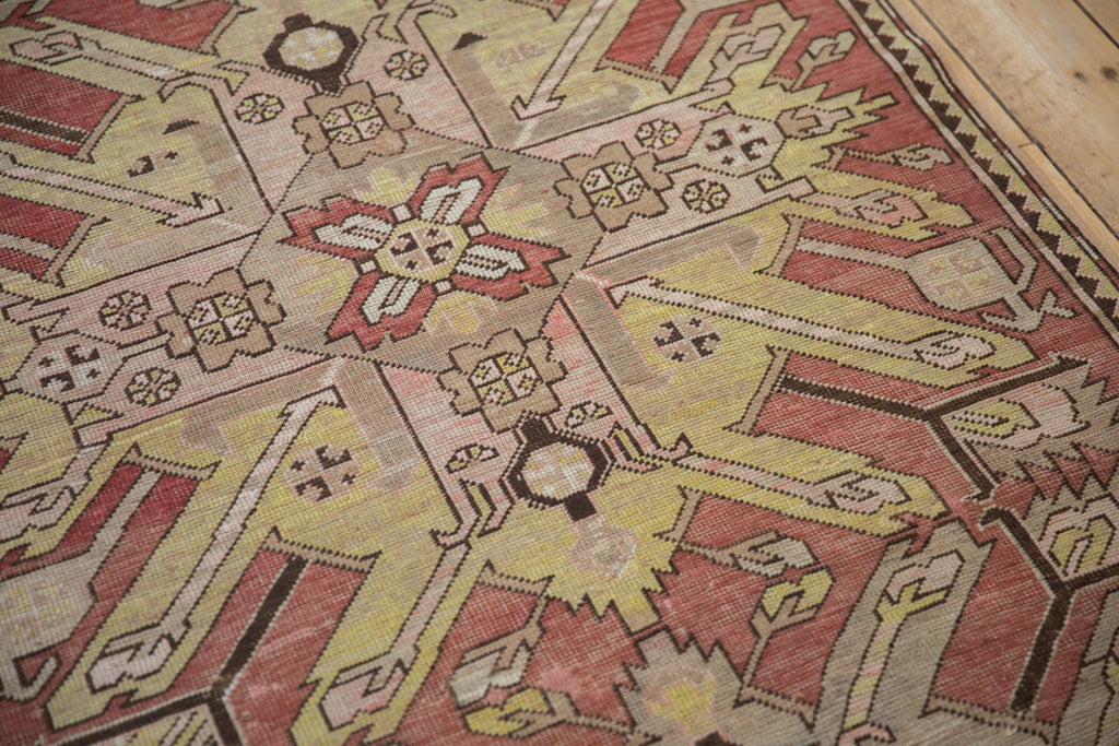 3.5x9 Antique Distressed Kazak Rug Runner