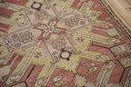 3.5x9 Antique Distressed Kazak Rug Runner