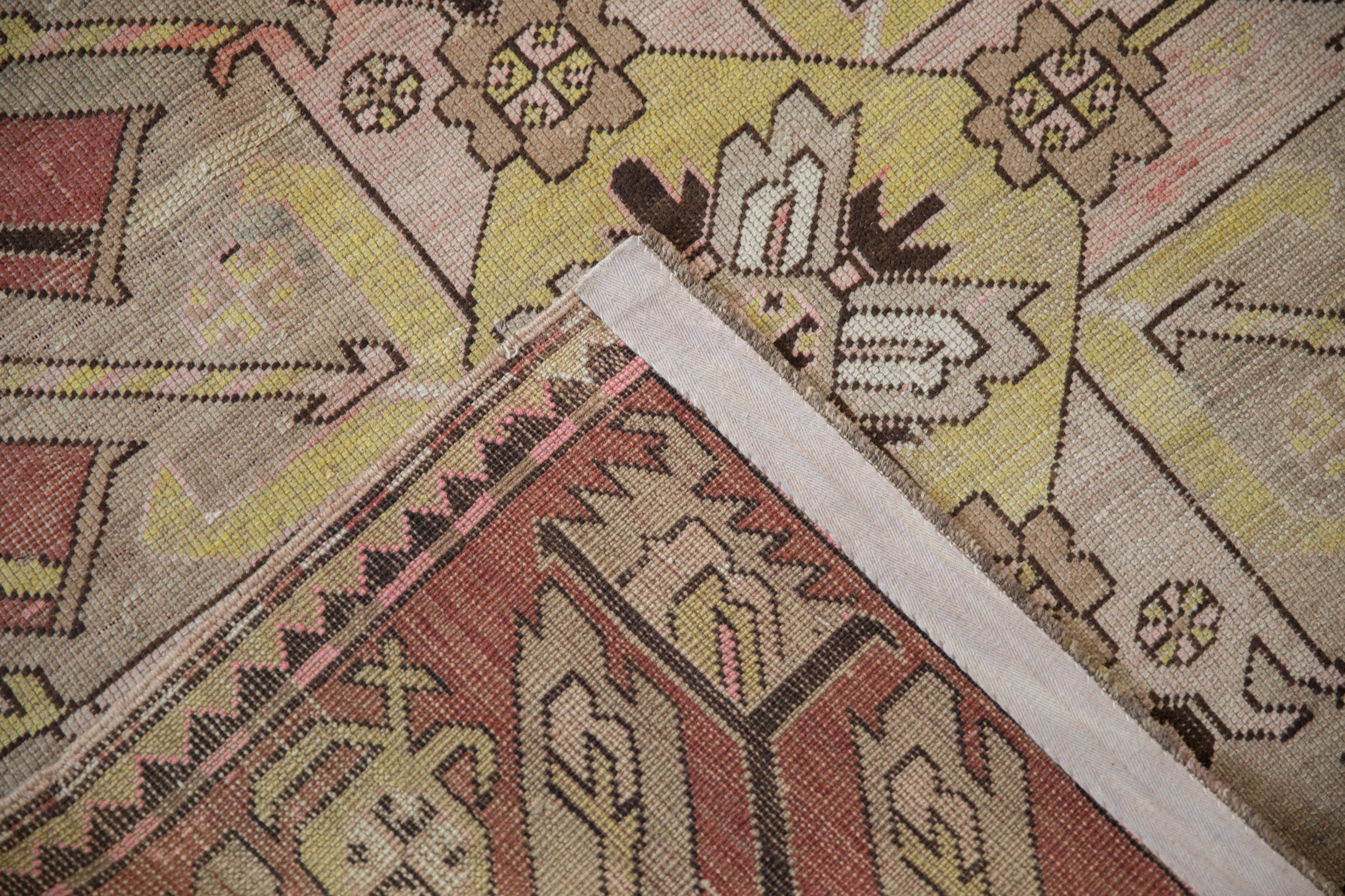 3.5x9 Antique Distressed Kazak Rug Runner