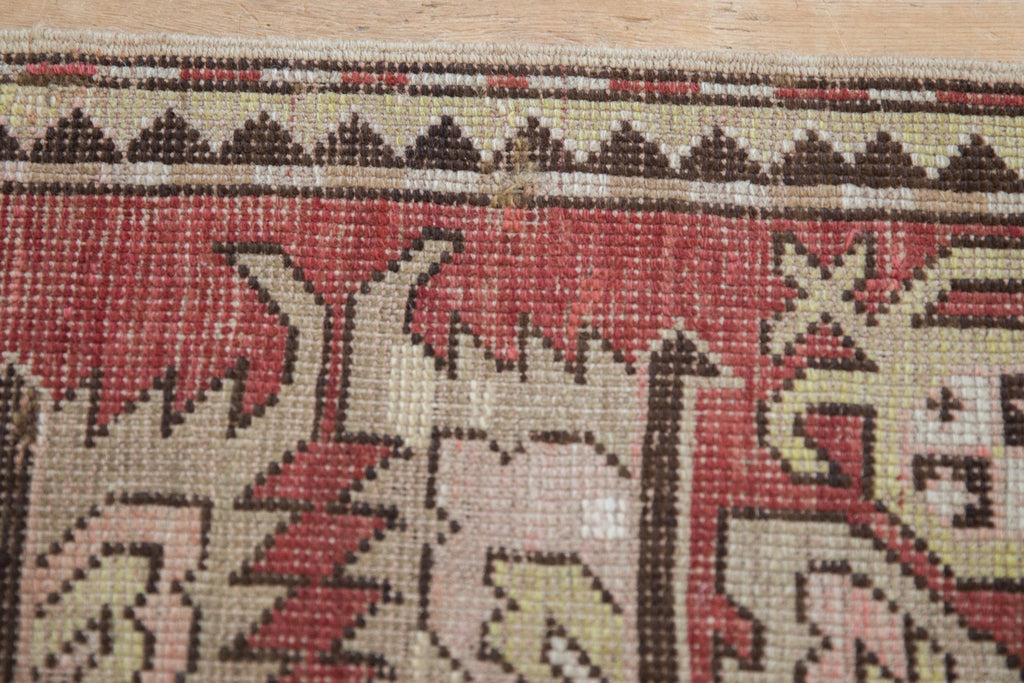 3.5x9 Antique Distressed Kazak Rug Runner