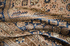 7.5x9.5 Vintage Distressed Qashqai Carpet