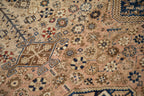 7.5x9.5 Vintage Distressed Qashqai Carpet