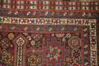 3.5x15 Antique Qashqai Rug Runner