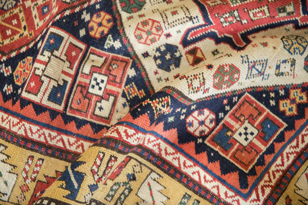 3.5x9.5 Antique Kazak Rug Runner
