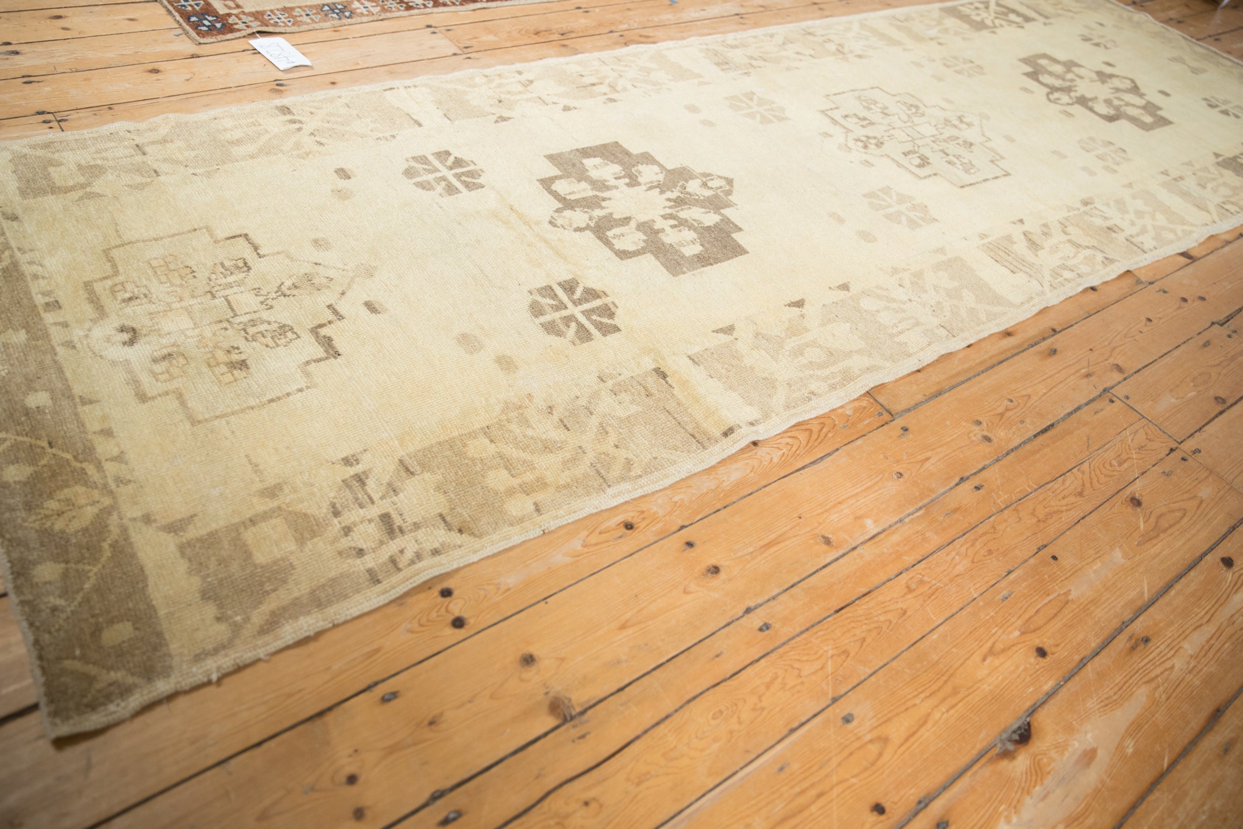 4x11.5 Vintage Distressed Oushak Rug Runner