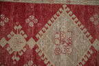 3.5x11 Vintage Distressed Oushak Rug Runner