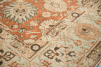 9.5x12.5 Vintage Distressed Tabriz Carpet