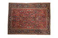 6.5x8.5 Vintage Heriz Carpet