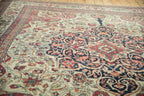 9x10 Antique Fine Kerman Square Carpet