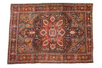 7.5x10.5 Vintage Heriz Carpet