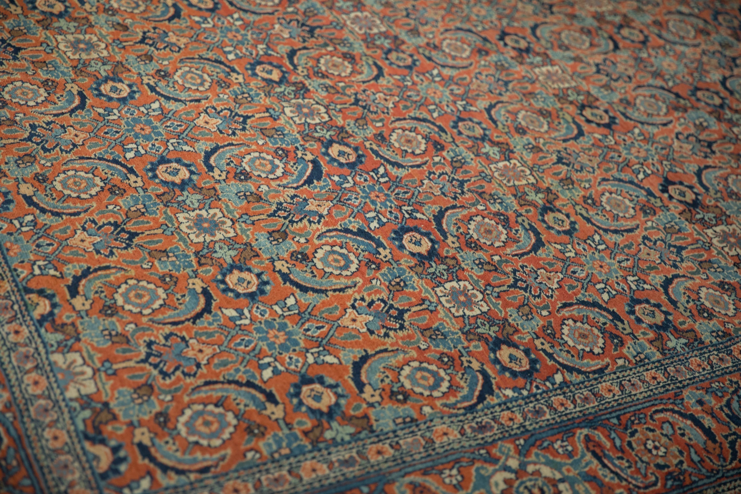 6x7.5 Vintage Tabriz Carpet