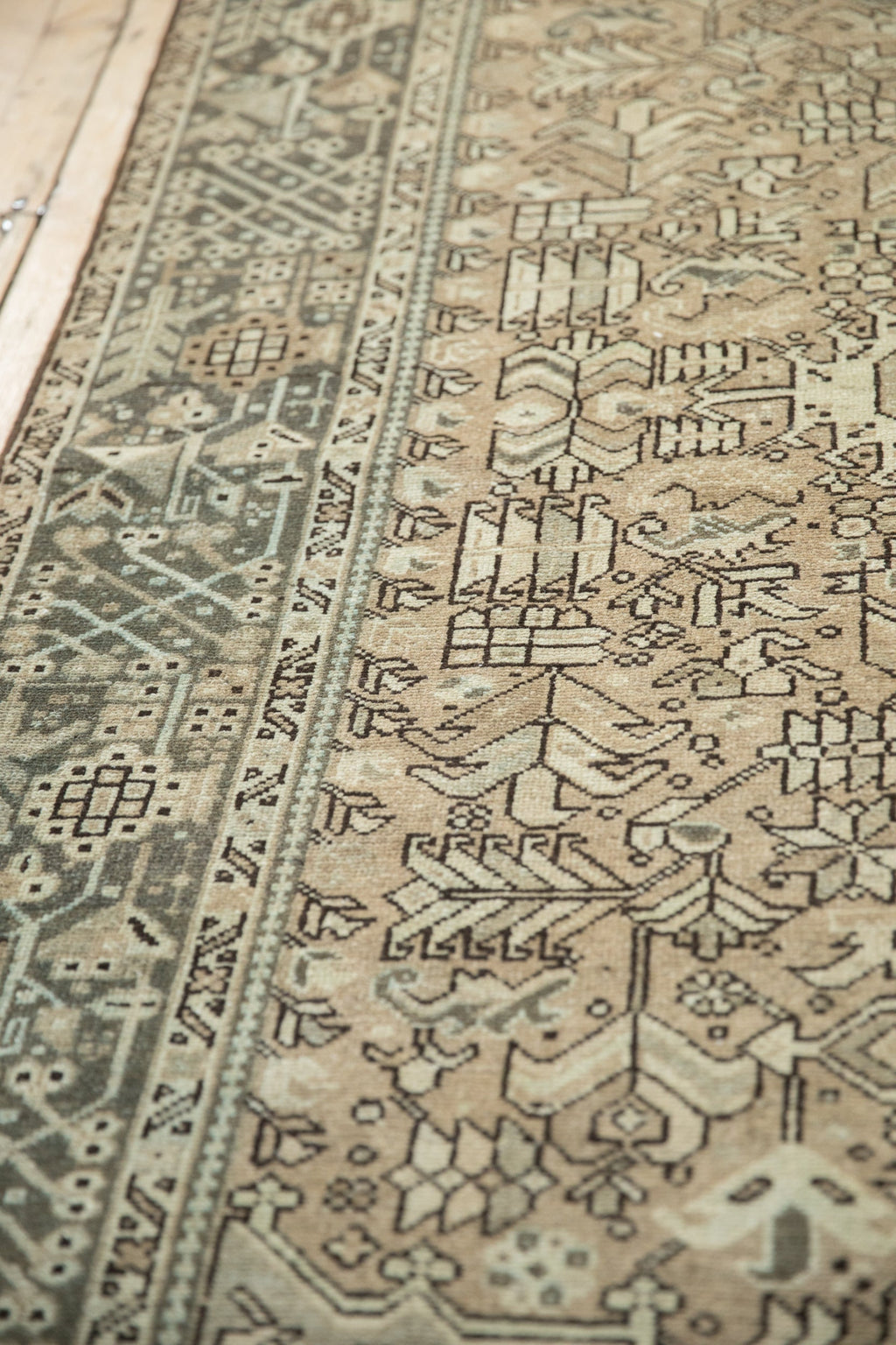 5x12.5 Vintage Distressed Karaja Rug Runner