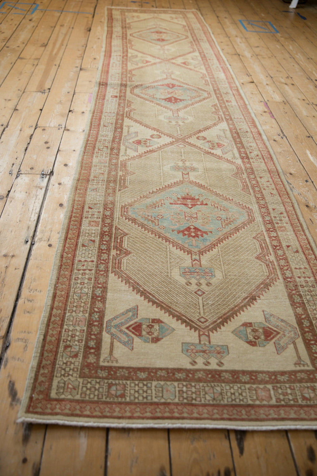 3x13 Vintage Distressed Serab Rug Runner