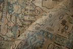 7x11 Vintage Distressed Tabriz Carpet