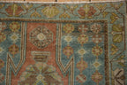 2.5x4 Vintage Distressed Mazlaghan Rug