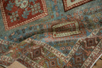 4x5.5 Vintage Distressed Afshar Rug