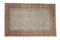 6.5x10 Vintage Distressed Tabriz Carpet