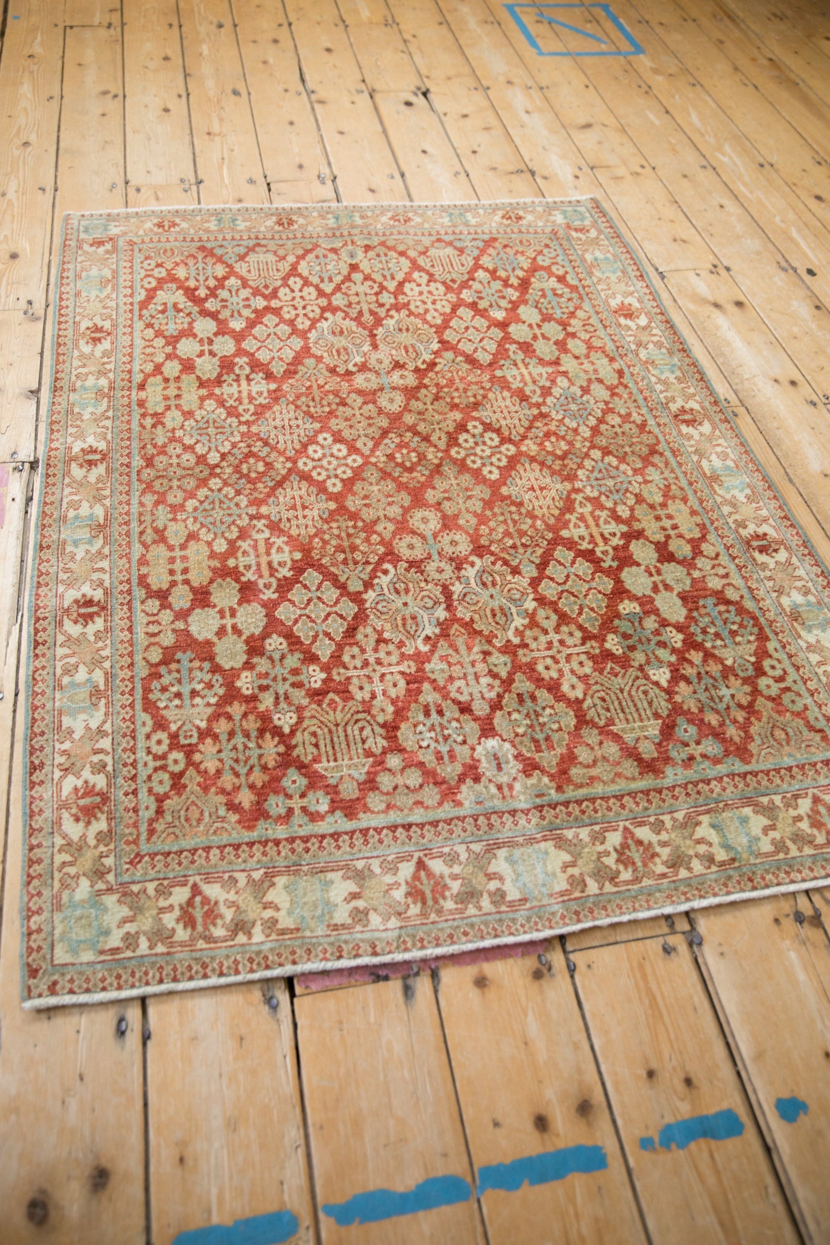 3.5x5 Vintage Distressed Joshegan Rug