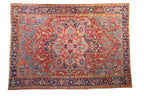 8x11 Vintage Heriz Carpet