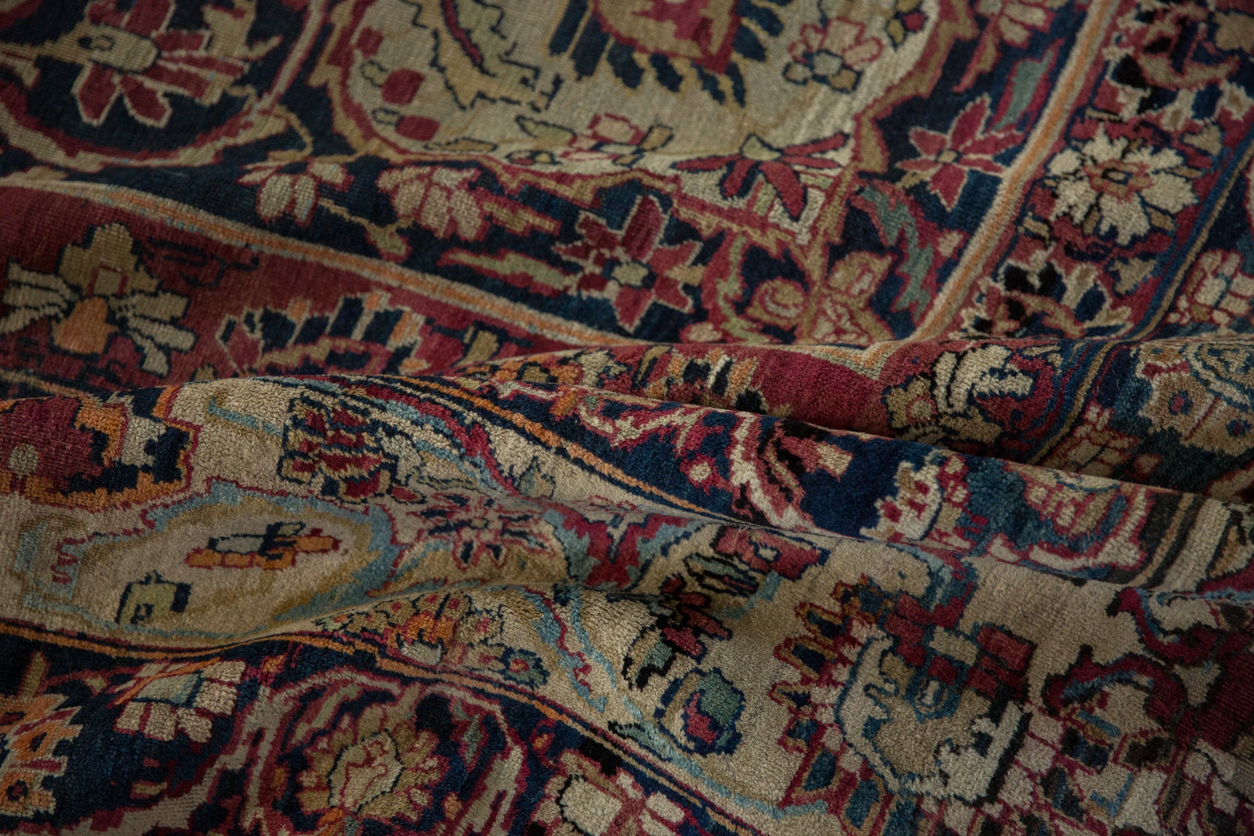11.5x16 Antique Fine Kerman Carpet