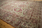 10x15.5 Antique Distressed Kerman Carpet