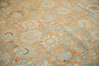 10.5x18.5 Vintage Distressed Tabriz Carpet