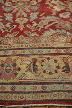 9x11.5 Vintage Distressed Mahal Carpet