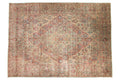 8.5x12 Vintage Distressed Kerman Carpet
