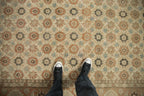8.5x12.5 Vintage Distressed Qom Carpet