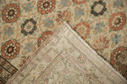 8.5x12.5 Vintage Distressed Qom Carpet
