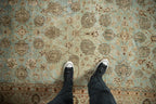 9.5x13 Vintage Distressed Meshed Carpet