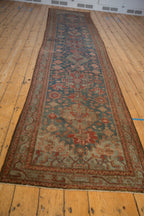 3.5x15.5 Vintage Distressed Malayer Rug Runner