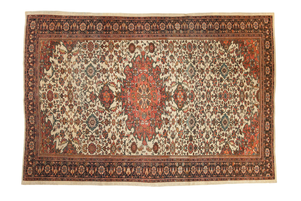 7x10 Antique Farahan Sarouk Carpet