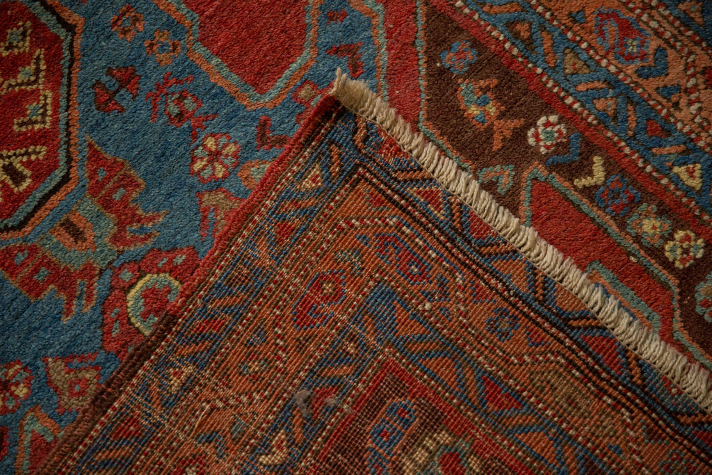 3.5x16.5 Antique Heriz Rug Runner