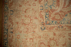 7x10 Vintage Distressed Kashan Carpet