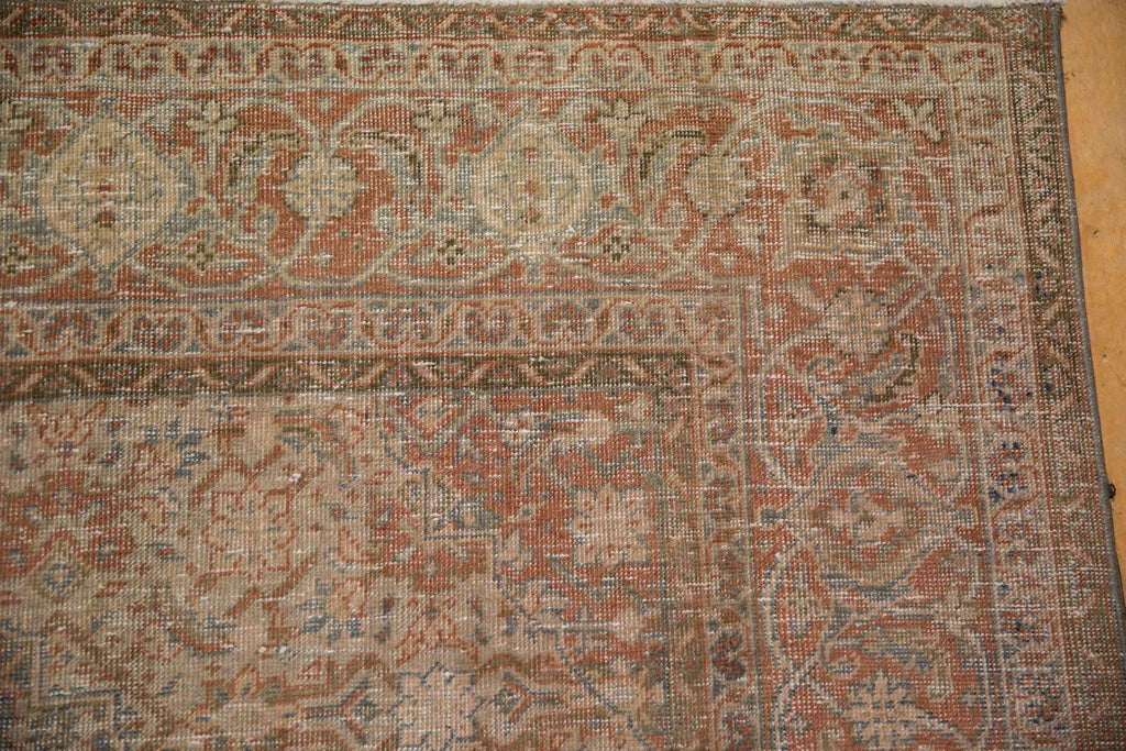 7x10.5 Vintage Distressed Tabriz Carpet