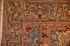 9.5x13 Vintage Distressed Heriz Carpet