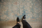 7x10 Vintage Distressed Tabriz Carpet