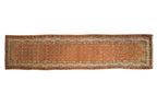 3x13.5 Vintage Distressed Malayer Rug Runner