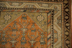 3x13.5 Vintage Distressed Malayer Rug Runner