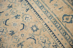 10x13.5 Vintage Distressed Mahal Carpet