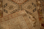 3.5x8.5 Vintage Distressed Serab Rug Runner
