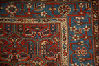 3.5x9.5 Antique Fine Kurdish Hamadan Rug Runner