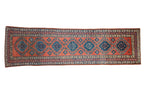 RESERVED 3.5x11.5 Antique Northwest Persian Rug Runner